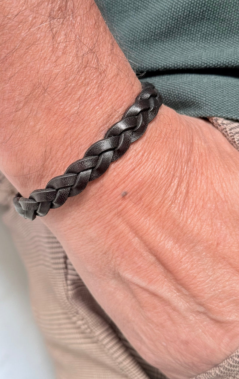 Pulseira de Cabedal para Homem