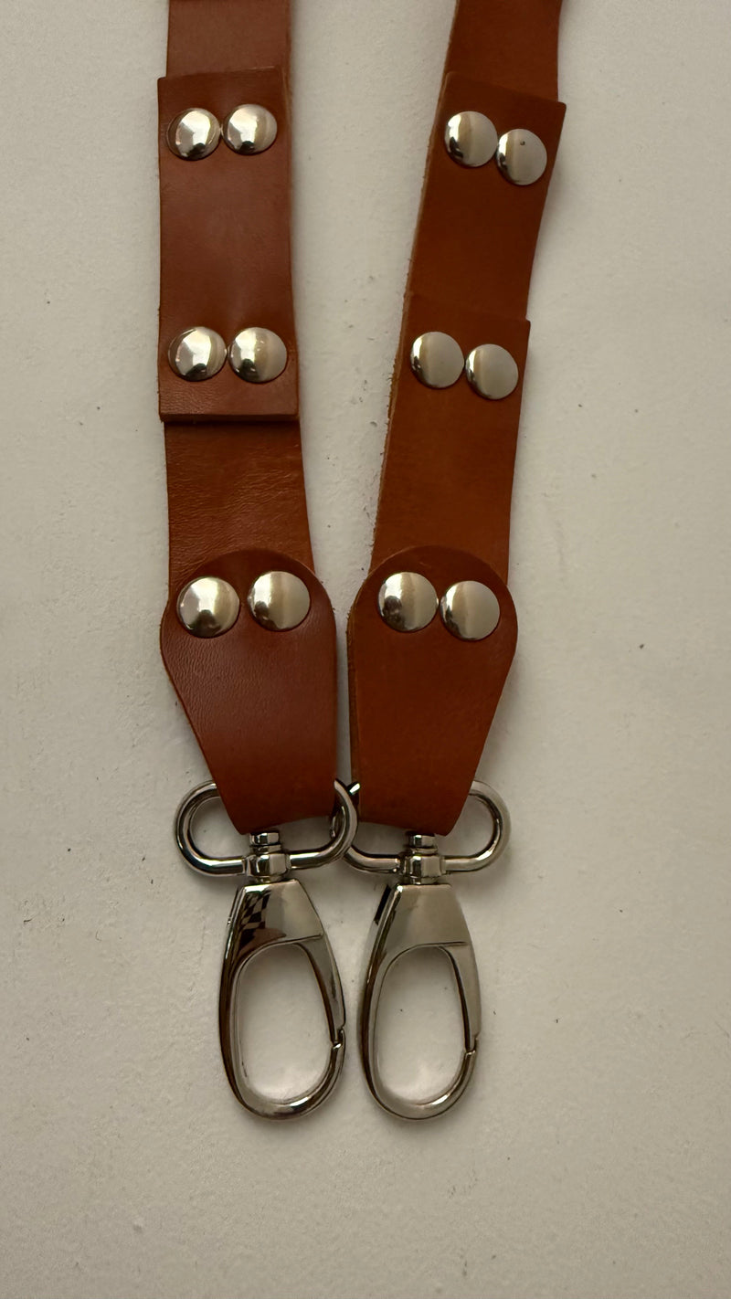 Aças de Pele para Malas Personalizáveis - Couragem Leather Studio