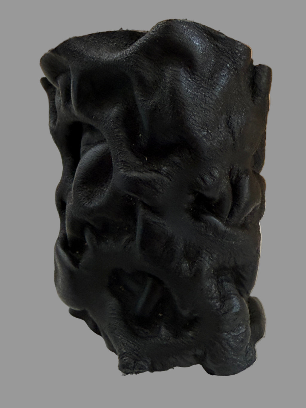 Pulseira de Cuero Negra Edición Limitada - Textura Estructurada