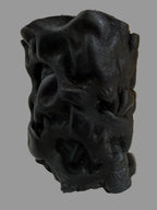 Pulseira de Cuero Negra Edición Limitada - Textura Estructurada