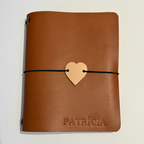  caderno de couro personalizado tamanho A5