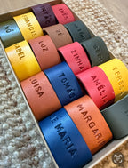 Anneau de Serviette Personnalisé en Cuir avec Gravure Manuelle