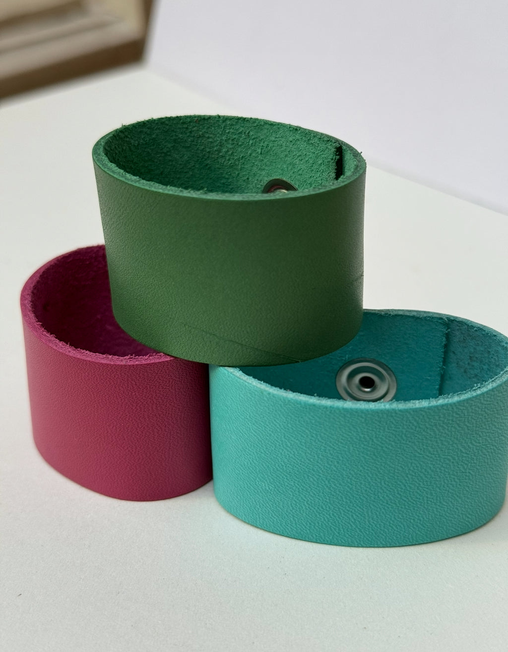 Anneau de Serviette Personnalisé en Cuir avec Gravure Manuelle