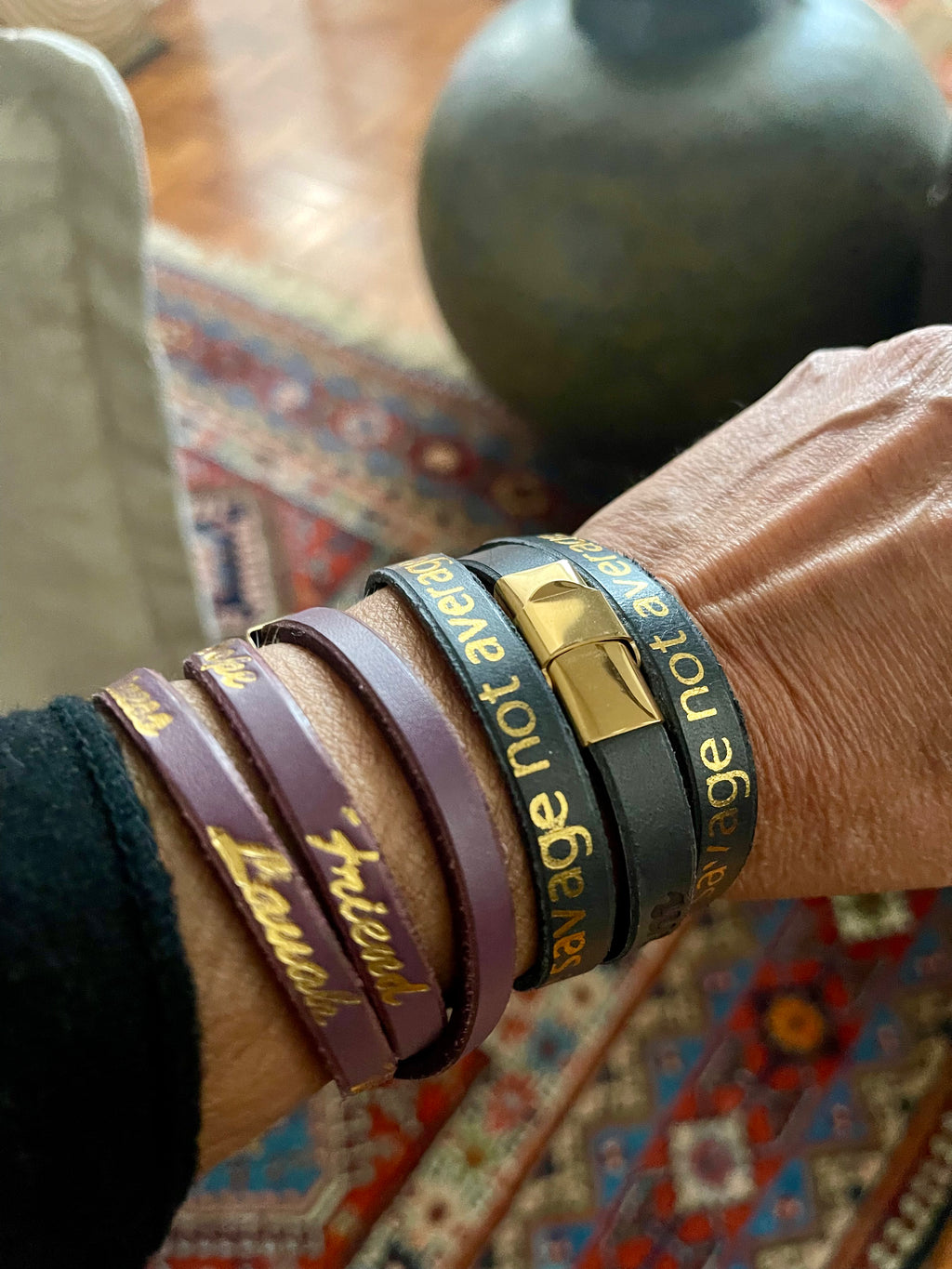 Pulseira para Homem ou Mulher em Couro Personalizada – Crie a Sua Peça Única