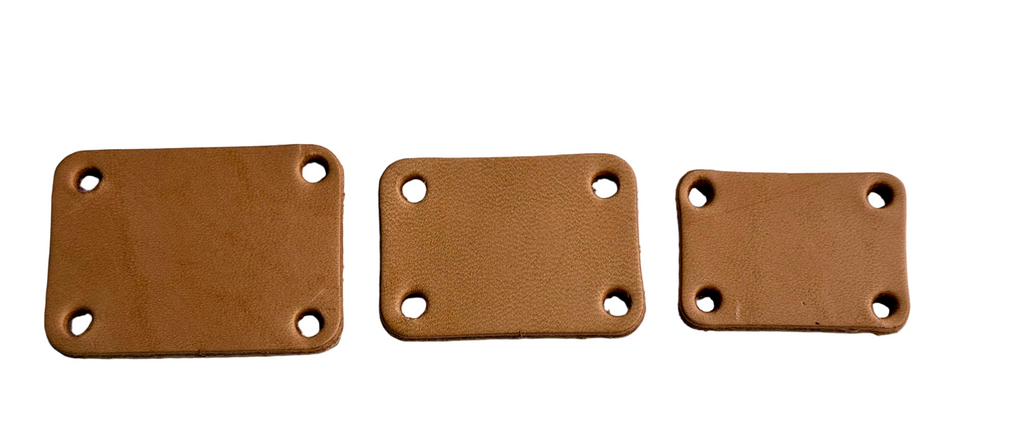 Etiquetas em Couro Personalizadas – Para Crochet, Chapéus, Roupa e Muito Mais