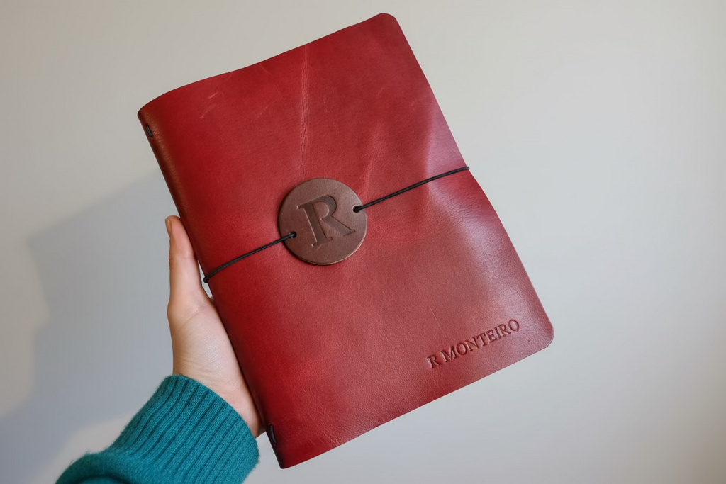 Customizable Handmade Leather Notebook