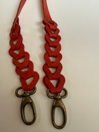 Red Leather Bag Strap