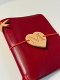 Red  Leather Journal
