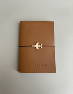 Caderno de couro artesanal YAM YAM