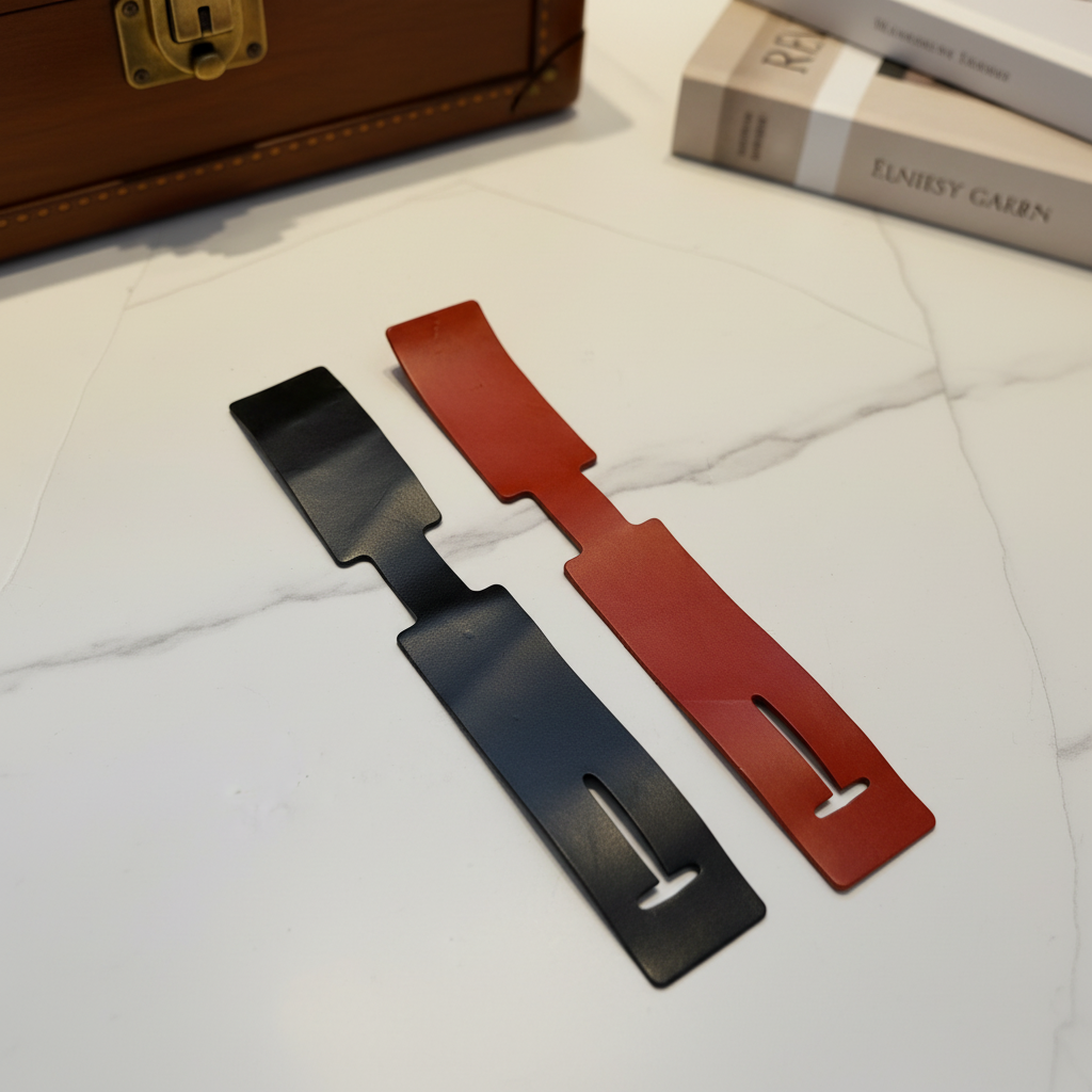 Custom Leather Luggage Tag – Elegance and Functionality