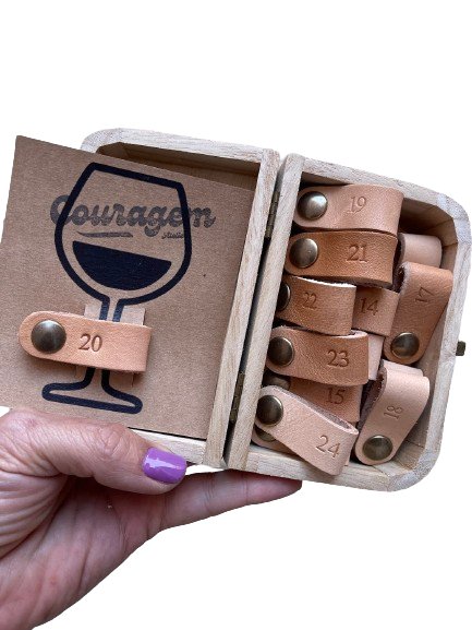 Marcadores de Copos Personalizados - Couragem
