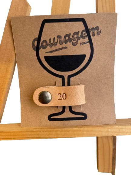 Marcadores de Copos Personalizados - Couragem