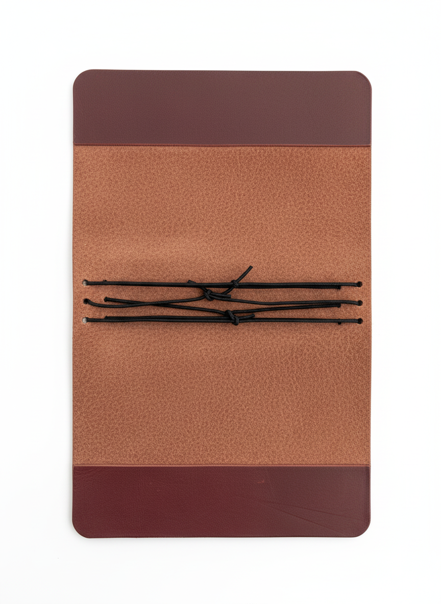 Porta-cartões em pele