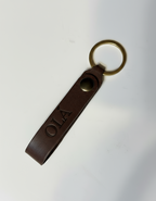 Porta-chaves em pele - fotografia luminosa