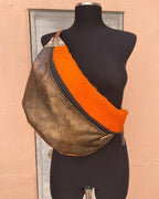 Bolsa de Cintura XL em Couro Personalizada | Prática e Colorida - Couragem